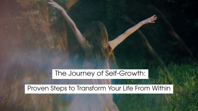 Self growth journey. A woman stands outdoors in a sunlit grassy field with her arms raised, bathed in soft light and surrounded by rainbow-like lens flares, embodying a sense of self growth and transformation.