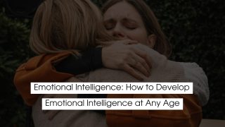 People sharing a supportive hug representing emotional intelligence, emotional growth, empathy, and healing at any age.